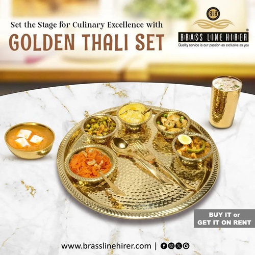A Touch of Gold, A Taste of Luxury: The Ultimate Plate Experience with #BrassLineHirer