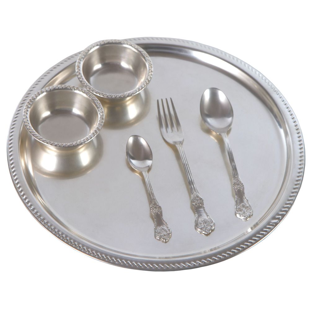 1 Silver plated Buffet Plate Set