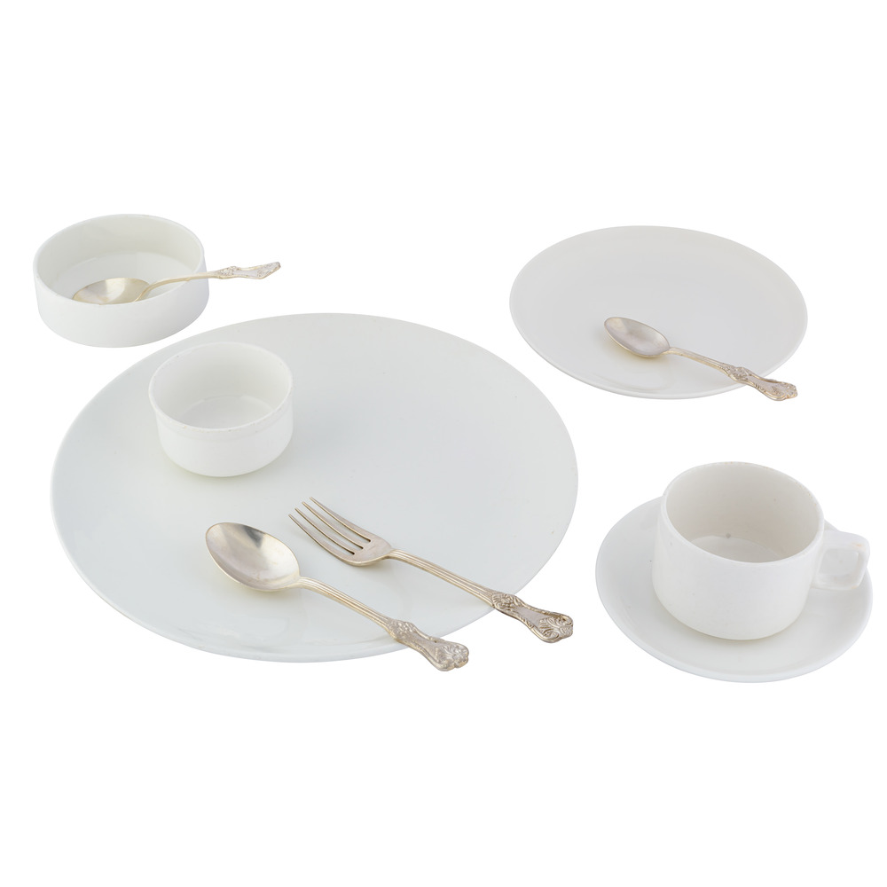  Bone China Plate & Cup Saucer Set